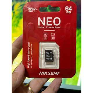 Thẻ nhớ HIKVISION 64GB 92MB/s - Chính Hãng - Bảo Hành 2 Năm
