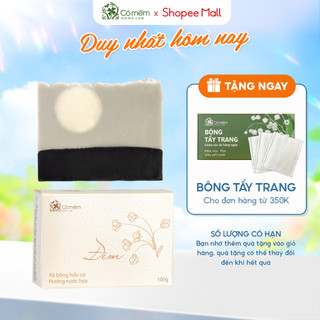 Xà Bông Tắm Và Rửa Mặt Hữu Cơ Hương Nước Hoa An Toàn Từ Thiên Nhiên Cỏ Mềm 100g