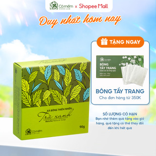 Xà Bông Tắm Thiên Nhiên An Toàn Trà Xanh Mát Lạnh Cỏ Mềm 90g