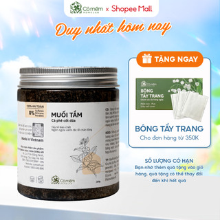 Muối Tắm Tẩy Da Chết Body Cafe Cốt Dừa Giúp Body Sáng Mịn Cỏ Mềm 250g