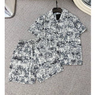 Đồ bộ pijama cộc tay nam mặc mùa hè chất lụa cực mát