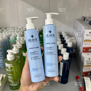 [Hàng cty] SỮA RỬA MẶT TẨY TRANG 2 trong 1 dành cho da nhạy cảm Rilastil Daily CARE MAKE-UP REMOVING CLEANSING MILK