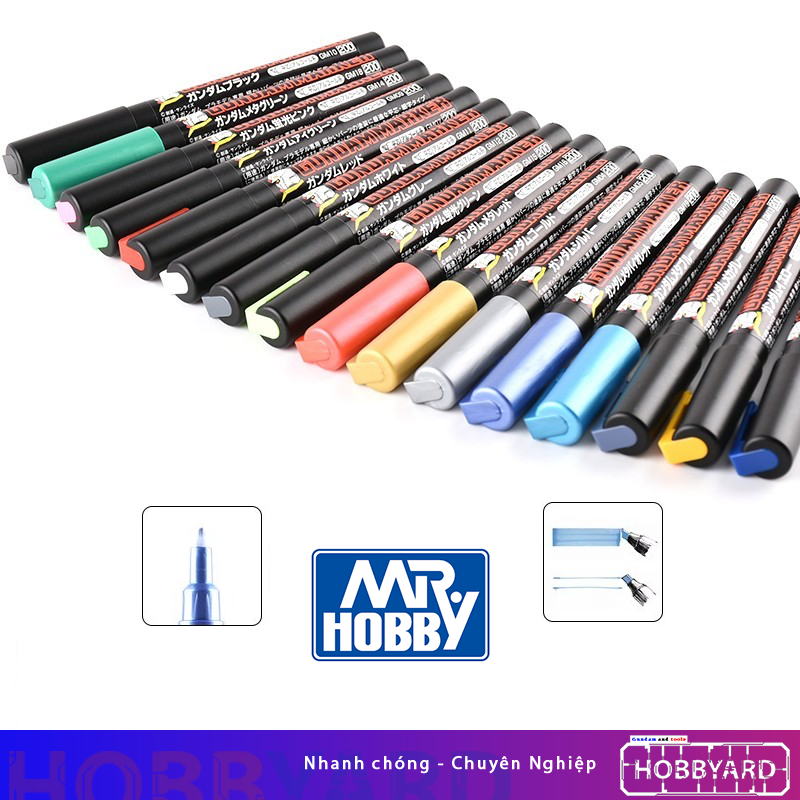 Bút sơn mô hình Mr. Hobby Gundam Marker nhiều màu GM04-GM19
