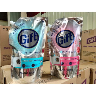 Nước giặt gift công nghệ nano bạc khử mùi túi 1.2kg