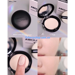Phấn Phủ Nén About Tone Blur Effect (Màu Đen) 8gr