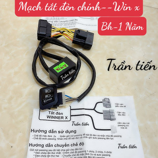 Mạch công tắc tắt đèn winner x có công tắc passing nhấp nháy đèn pha