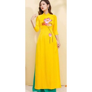 Bộ áo dài tây thi thêu cao cấp đủ size