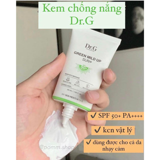 Kem chống nắng vật lý 𝐃𝐫.𝐆 𝐆𝐫𝐞𝐞𝐧 𝐌𝐢𝐥𝐝 𝐔𝐩 𝐒𝐮𝐧 𝐒𝐏𝐅 𝟓𝟎/𝐏𝐀++++ (đủ bill)