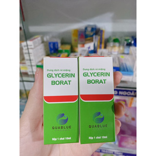 Dung dịch rơ miệng glycerin borat - dùng làm slam
