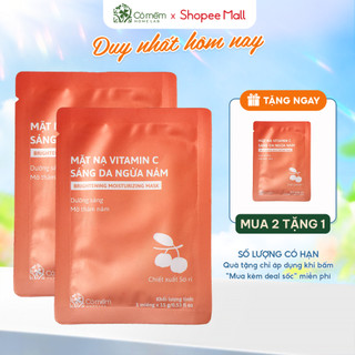 Combo 2 Mặt nạ Vitamin C sáng da ngừa nám Cỏ Mềm 15g