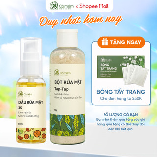 Combo Rửa Mặt 2 Bước Sạch Sâu Cỏ Mềm