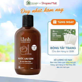 Nước Lau Sàn Bồ Hòn Men Gạo Lành HomeCare An Toàn Cỏ Mềm 500ml