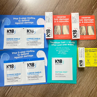 [Set 6 món] Siêu phẩm dưỡng phục hồi tóc K18 Biomimetic Hairscience Leave-In Molecular Repair Hair Mask