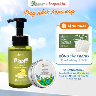 Combo Bé Yêu Gồm Sữa Tắm Và Sáp Ấm Cho Bé Cỏ Mềm