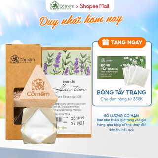 Tinh Dầu Treo Hoa Tím Thiên Nhiên Nguyên Chất Giúp Ngủ Ngon Thư Giãn Cỏ Mềm 8,5ml