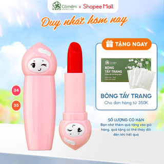 Son Môi Lụa Có Màu Cho Bé Búp Bê Cỏ Mềm Thiên Nhiên An Toàn 4g