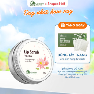 Tẩy da chết môi Lip Scrub Môi Hồng Giảm Thâm Dưỡng Ẩm Cho Môi Cỏ Mềm 18g