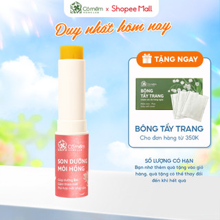 Son Dưỡng Hồng Môi Giảm Thâm Môi Siêu Dưỡng Vitamin E Cỏ mềm Homelab 3,6g