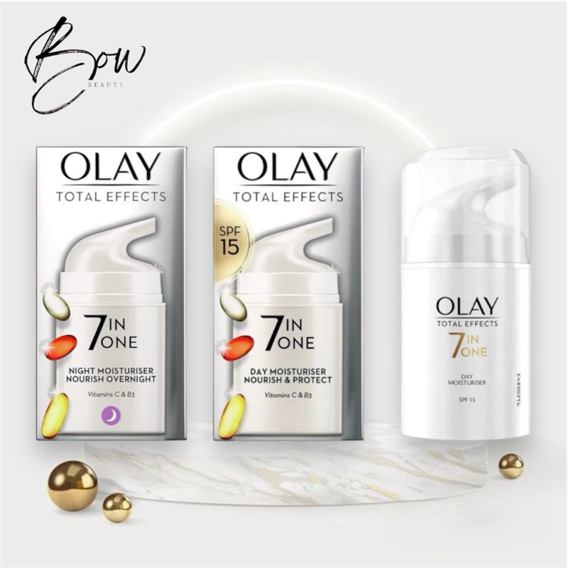 [50ml-Kem đêm] Kem dưỡng Olay 7 in 1 Total Effect ngừa lão hóa Ngày & Đêm