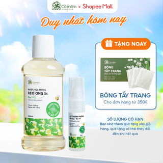 Bộ Combo Nước Súc Miệng Và Xịt Thơm Chăm Sóc Răng Miệng Ngừa Hôi Cỏ Mềm 600g