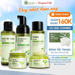 Bộ Chăm Sóc Da Dầu Mụn Rau Má Chuyên Sâu