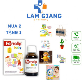 Ferrolip baby - sắt hàng chuẩn Châu Âu cho bé yêu