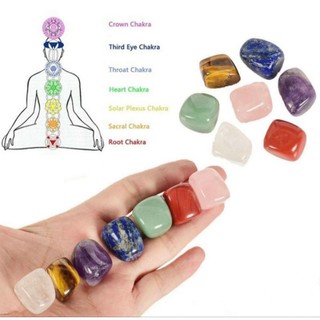 SÉT 7 VIÊN ĐÁ CHAKRA THANH TẨY