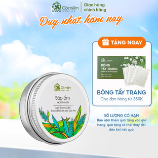 Sáp Giữ Ấm Cho Bé Mùa Đông Chống Cảm Giảm Ho Ngừa Ngạt Mũi Từ Tinh Dầu Tràm An Toàn Cỏ Mềm 10g