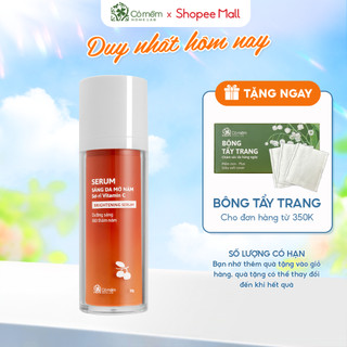 Serum Vitamin C sáng da mờ thâm nám tàn nhang dưỡng da chiết xuất Sơ-ri Cỏ Mềm 30gr