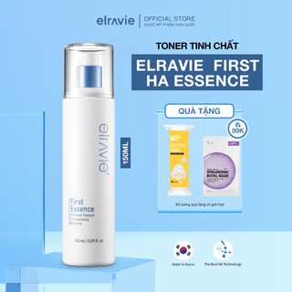 Toner Tinh Chất Elravie First HA Essence Skin Nước Cân Bằng Dưỡng Ẩm Dịu Nhẹ, Tăng Cường Hấp Thụ 150ml