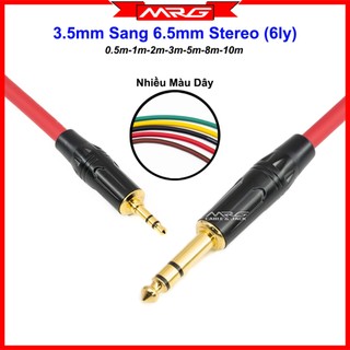 Dây 3.5 ra 6 ly stereo thẳng, dài 0.5m-1m-2m-3m-5m-8m-10m, giá 1 dây