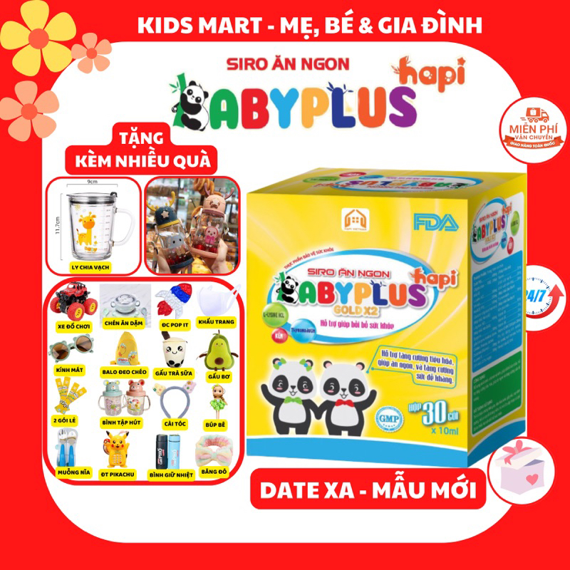 BABYPLUS  MUA 1 TẶNG 2  Siro Ăn Ngon Baby Plus, Giúp Bé Ăn Ngon, Ngủ Ngon, Tiêu Hoá Tốt, Tăng Cân, Tăng Sức Đề Kháng