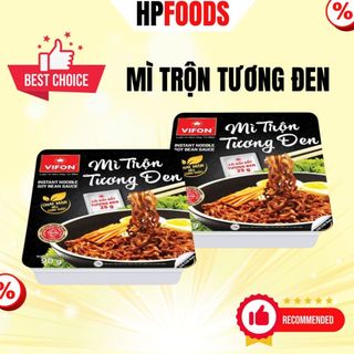 Mì trộn tương đen VIFON hộp 90g-1 hộp mì xào trộn sốt tương đen ăn liền