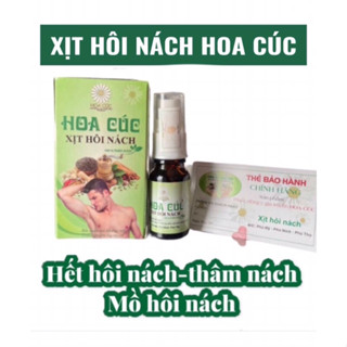 Xịt Hôi Nách Hoa Cúc Chính Hãng - Triệt Hôi Nách - Khử Thâm Ngăn Tiết Mồ Hôi 10ml