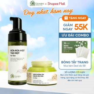 Bộ Chăm Sóc Da Sạch Sâu Dưỡng Da Mềm Mịn Gồm Kem Dưỡng Da Bọt Rửa Mặt