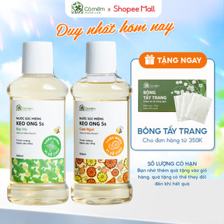Nước Súc Miệng Giảm Hôi Nhiệt Miệng Ngừa Sâu Răng Hiệu Quả Dùng Được Cho Người Lớn Và Trẻ Nhỏ Cỏ Mềm 500ml