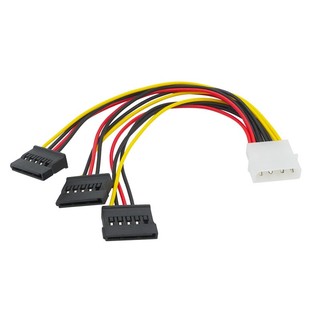 Cáp chuyển đổi nguồn 4 Pin IDE Molex sang 15 Pin Sata cho ổ cứng