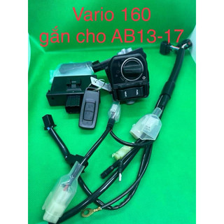 Bộ Khóa smartkey Honda AB 2010-2017 remote 2 nút K59, K2S zin hãng
