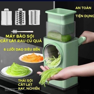 Máy bào sợi cắt lát rau củ quả quay tay