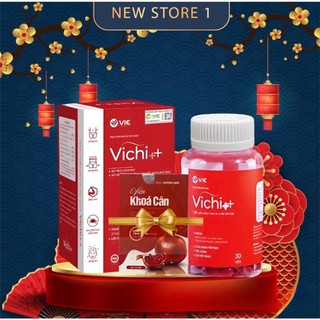 Giảm cân Vichi+ hộp 30 ngày tặng kèm 30v Viên khoá giảm 7-10kg hỗ trợ cơ địa chai lờn - balan store