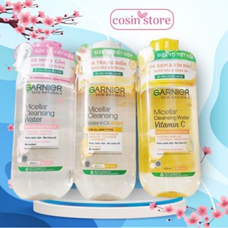 Nước tẩy trang Garnier Micellar Cleansing Water 400ml có nhiều màu shop Cosin Store Vitamin C, Dầu vàng, Hồng