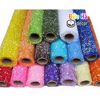 Lưới tuyết/lưới bọt cuộn to dài khoảng 4m, rộng 50cm dùng bó hoa, trang trí oản tài lộc, trang trí mâm quả cưới hỏi