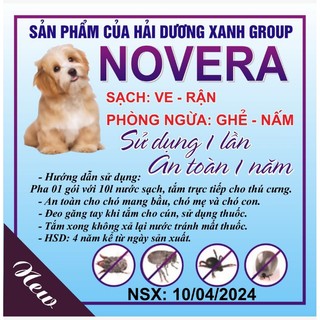 NOVERA  Đánh bay ve bọ chét ở chó mèo