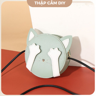 Túi Tự Đan Handmade Mèo Con Xấu Hổ