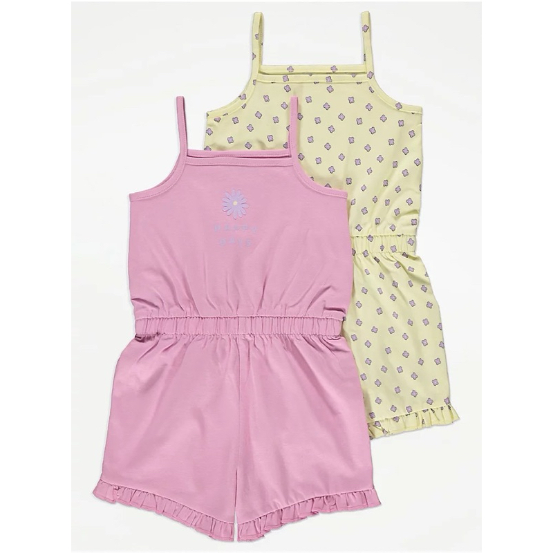 (G124)Set 2 áo liền quần bé gái George