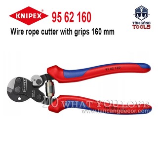 Kìm cắt cáp sợi thép 160 mm knipex 95 62 160