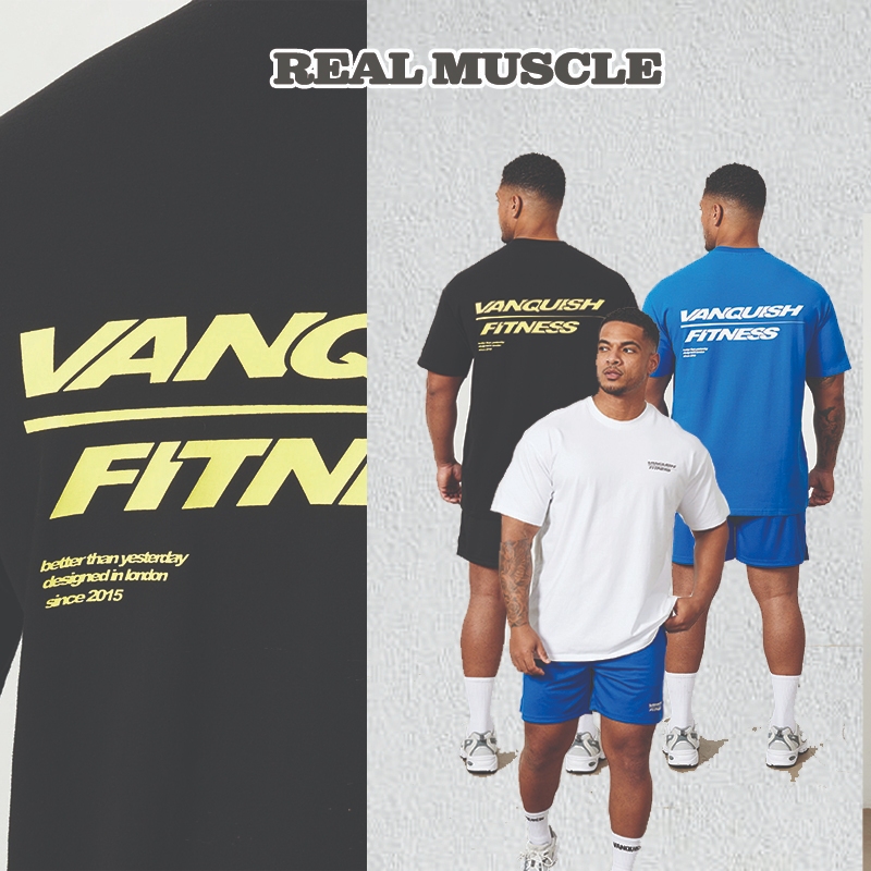 [VQ] áo phông VANQUISH Speed chất cotton cổ tròn oversized