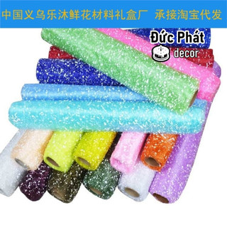 Cuộn lưới tuyết, bọt tuyết trang trí làm oản thờ, oản tài lộc , vật tư phụ kiện làm Oản, giỏ hoa quà