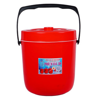 Phích giữ nhiệt, phích đá nhựa việt nhật, phích đá tròn dung tích 28l, nhựa pp, giữ nhiệt 18 đến 24h