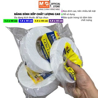 Băng dính xốp 2 mặt các cỡ chất lượng cao AJD99557 thương hiệu M&G
